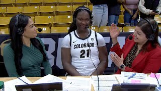 Aaronette Vonleh joins Pac-12 Network after career-high 5 blocks in Colorado's 4th straight win