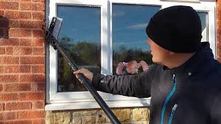 First Window Clean Using Wfp Only No Chemicals