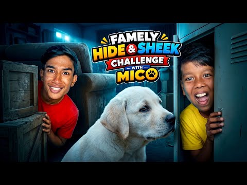 লুকোচুরি চ্যালেঞ্জ MICO 🐕 চোর হলো 😂 | HIDE & SEEK CHALLENGE 😃 | 