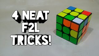 4 F2L Tricks!
