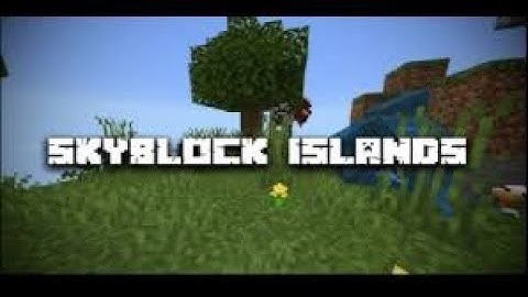 How To Make A Skyblock Island Generator Using Commands FOR BEDROCK EDITION