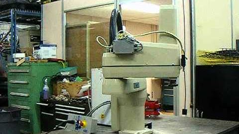 SCC Machinery, Inc.s Adept Cobra 800 SCARA Robot Jogging