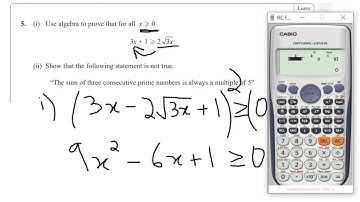 WMA12/01 Pure Mathematics (P2) *Jan 2021* Q5 (Algebra continued)