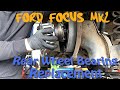 Rear Wheel Bearing Replacement, Ford Focus Mk2