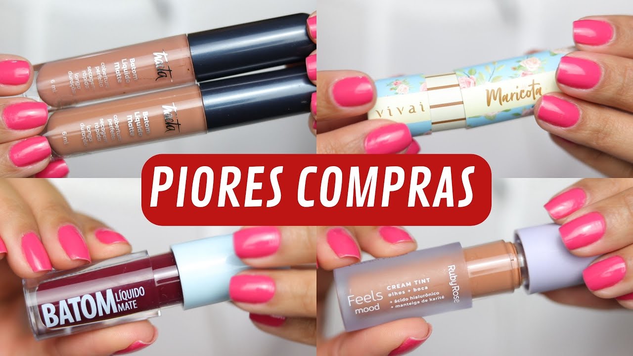 COMPREI E NÃO GOSTEI| BATONS