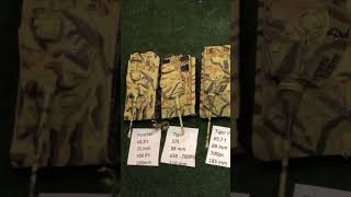 Panzermodelle Panther und Tiger