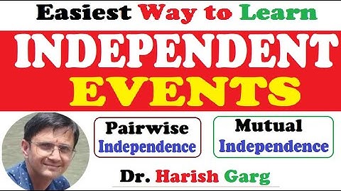 Independent Events with Examples