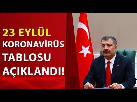 Sağlık Bakanlığı 23 Eylül 2021 kovid-19 vaka ve vefat tablosunu açıkladı! İşte detaylar... | A Haber