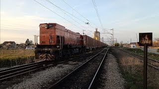 HR-SKINE 2062-201 (RCCS) and Turkish intermodal train, Markovac