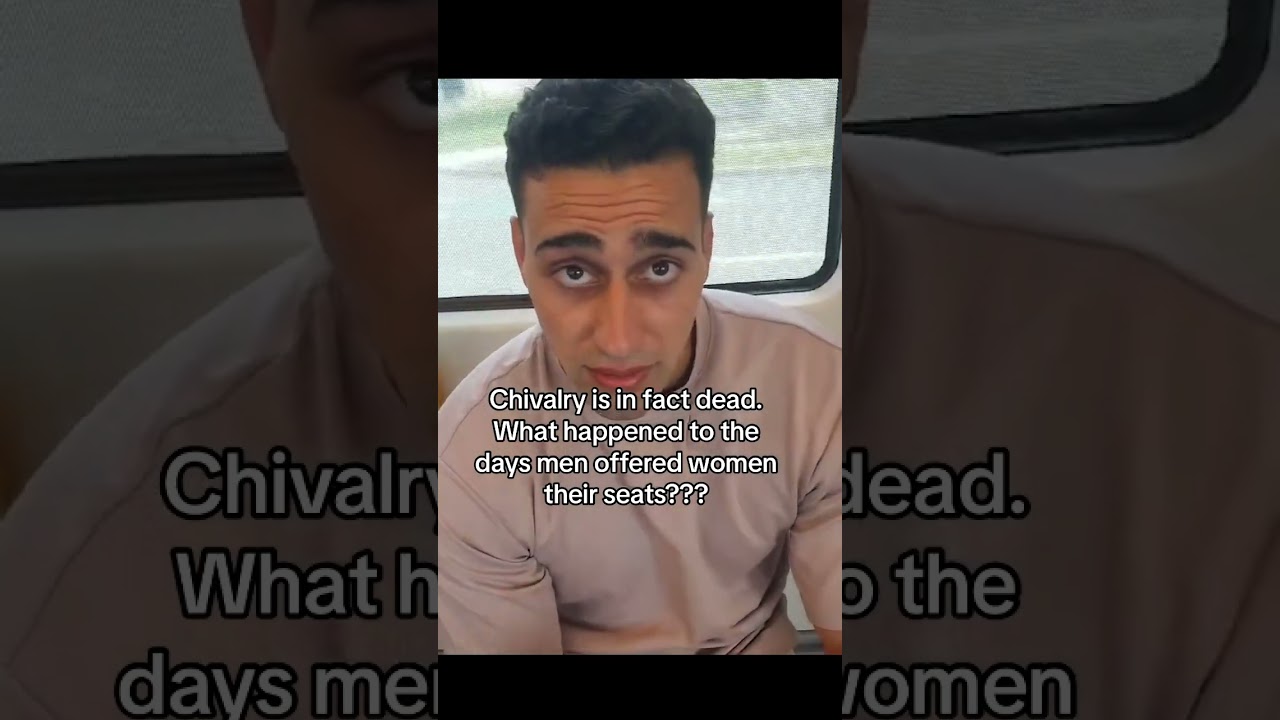 Рыцарство мертво | Вы бы уступили своё место? 