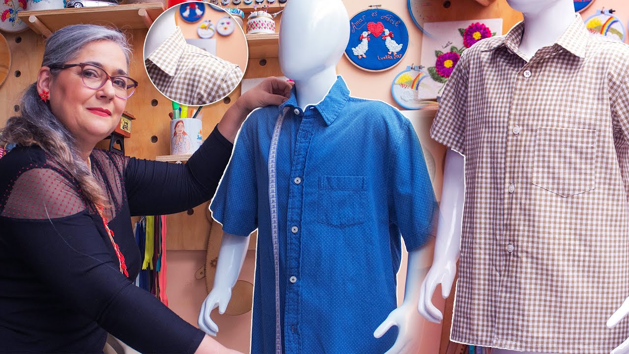 CAMISA CLÁSICA, patronaje, corte y confección:CLASE MAGISTRAL, para ti, para regalar o para vender.