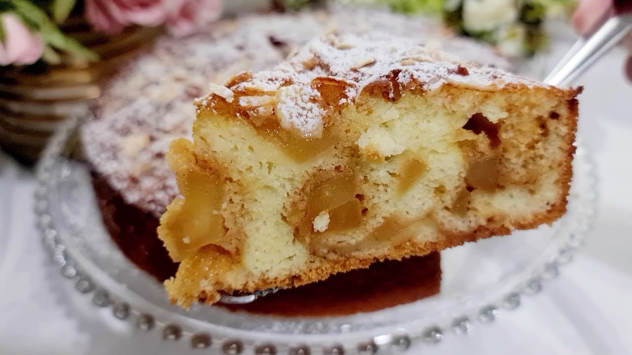 Яблочный пирог в карамели! Просто и вкусно..