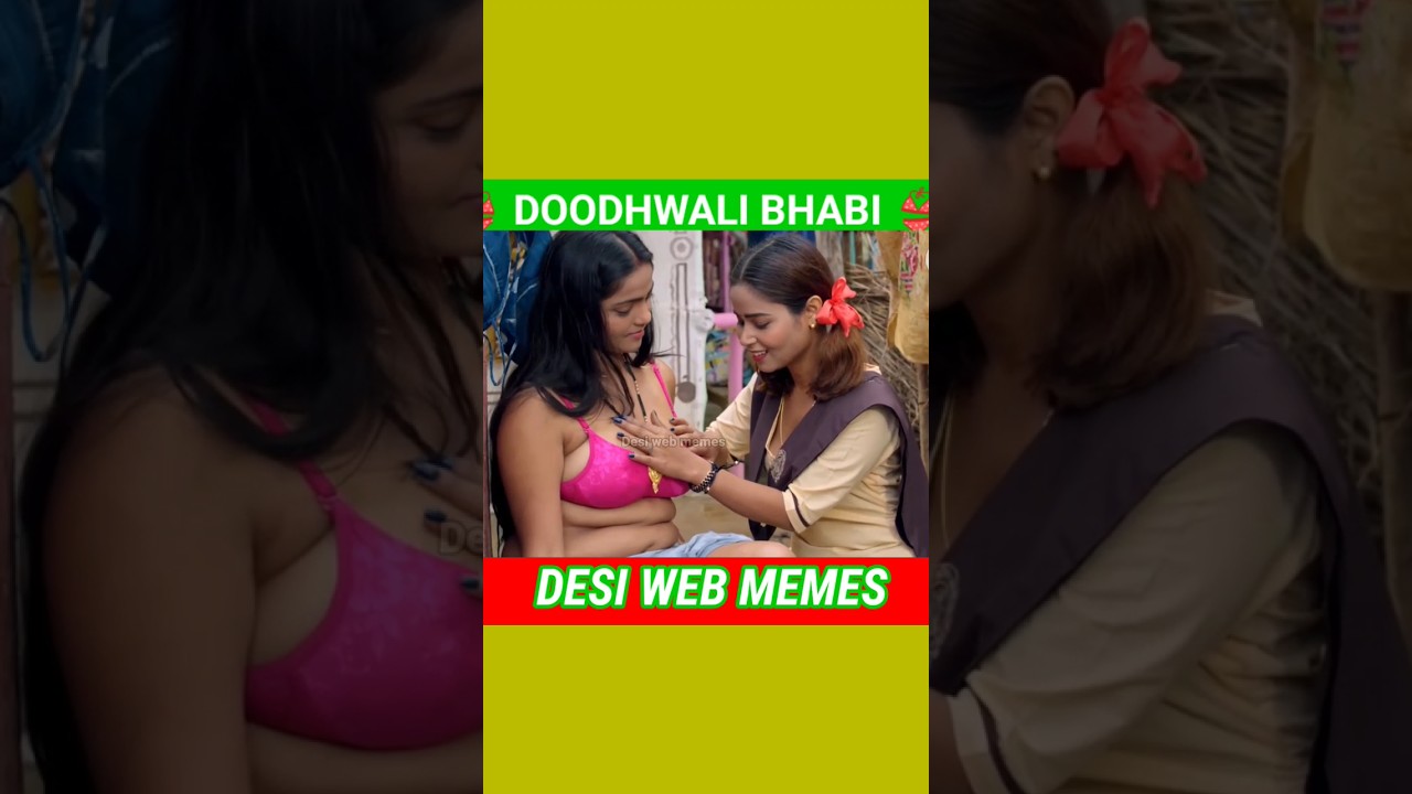 Doodhwali Bhabi Bhabi Ke Sath Pyar Bhabi Lover Wah Kya Scene Hai  saree  hotaunty  viral