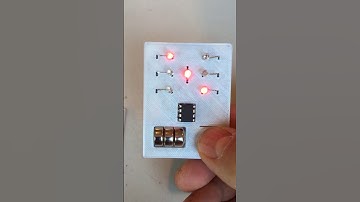 F-Electric, 3D Printed, ATtiny85 electronic dice!
