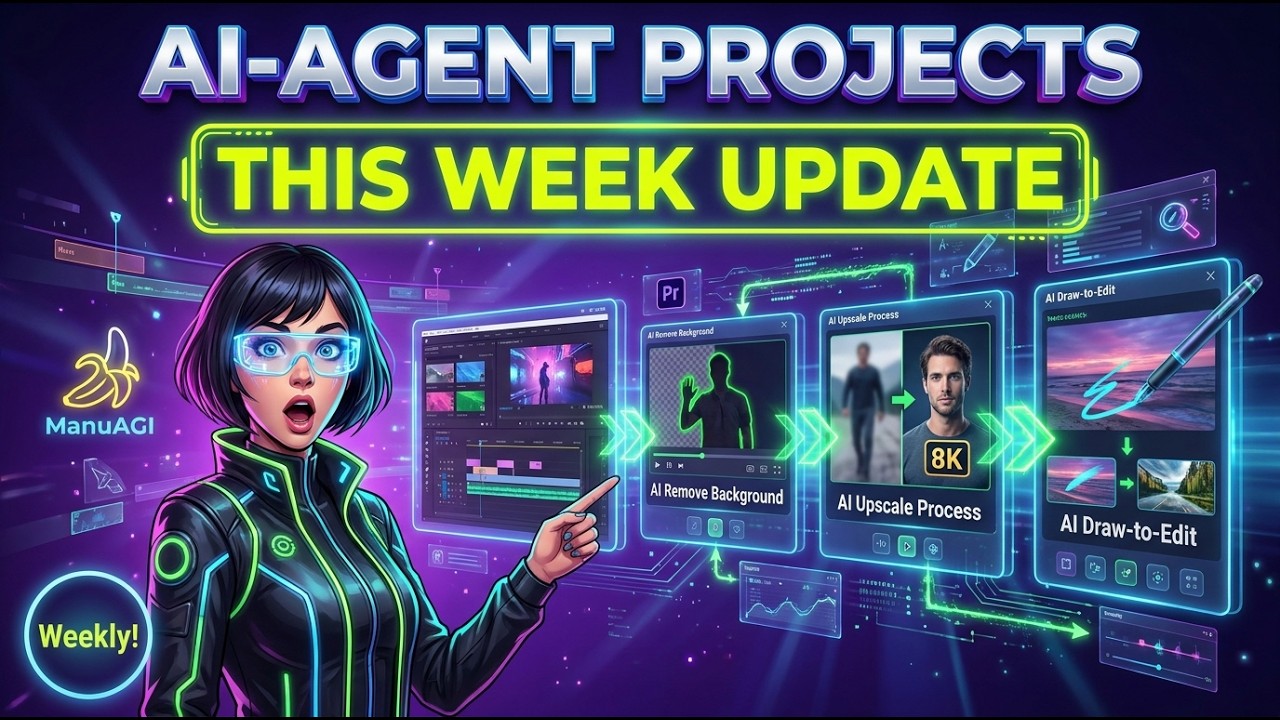 Top AI Agent Projects : AEVS, AgentBrush, Ultramemory, Novu Connect & MiMo Code