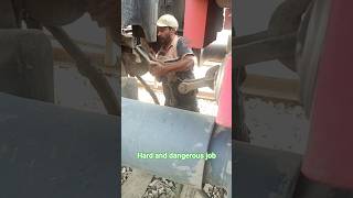 hard and dangerous #viral #train #shorts #railway