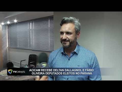 Acicam recebe Deltan Dallagnol e Fábio Oliveira, Deputados eleitos no Paraná