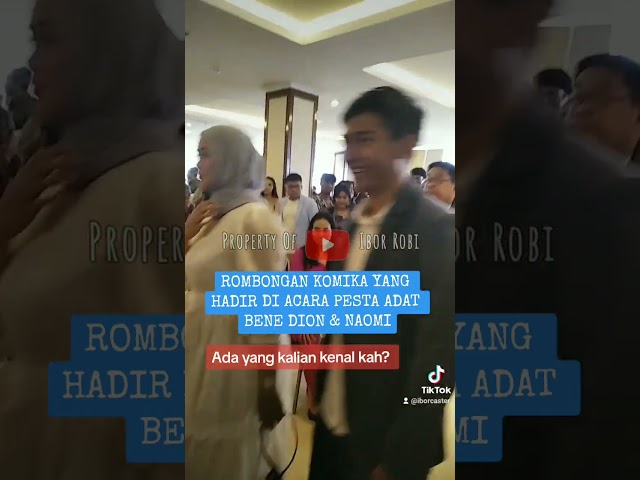 Rombongan Komika di acara Bene Dion & Naomi Sinaga. class=