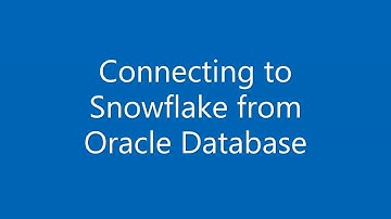 datacons.co.uk Oracle To Snowflake connector - Free
