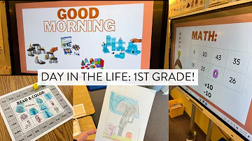 Day in the Life of a First Grade Teacher // What we're learning in first grade!