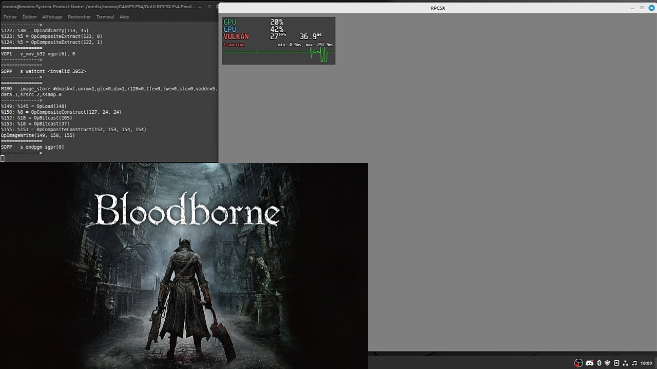 Is Bloodborne on PC on X: So RPCSX (the PS4 emulator in early development)  appears to be booting Bloodborne without any major errors. It doesn't load  any graphics but this is a