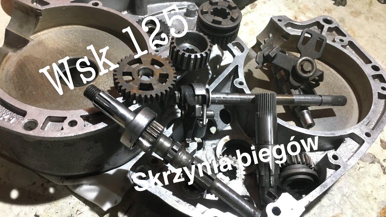 Wsk 125 - skrzynia biegów