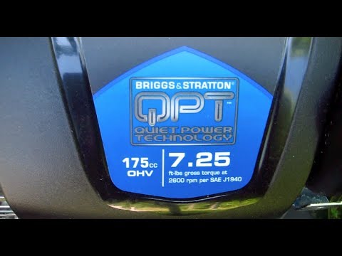 Briggs & Stratton Quiet Power Technology Engine Test