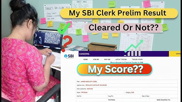 My SBI Clerk Prelims 2025 Result OUT! 🤯 Cleared Ya Nahi? | My Scorecard #SBIClerkResult2025 #sbi