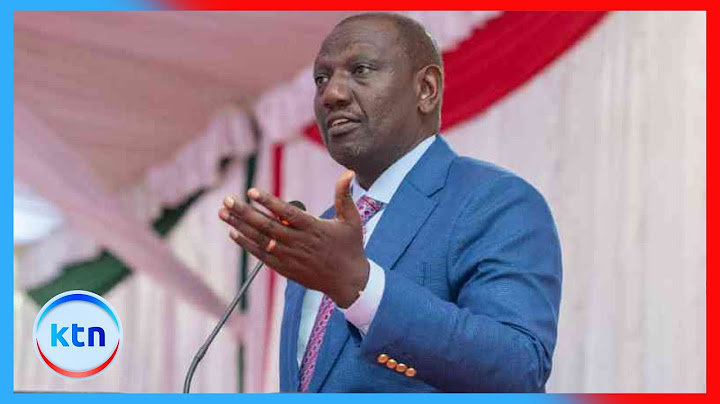 President Ruto tells off those pushing him