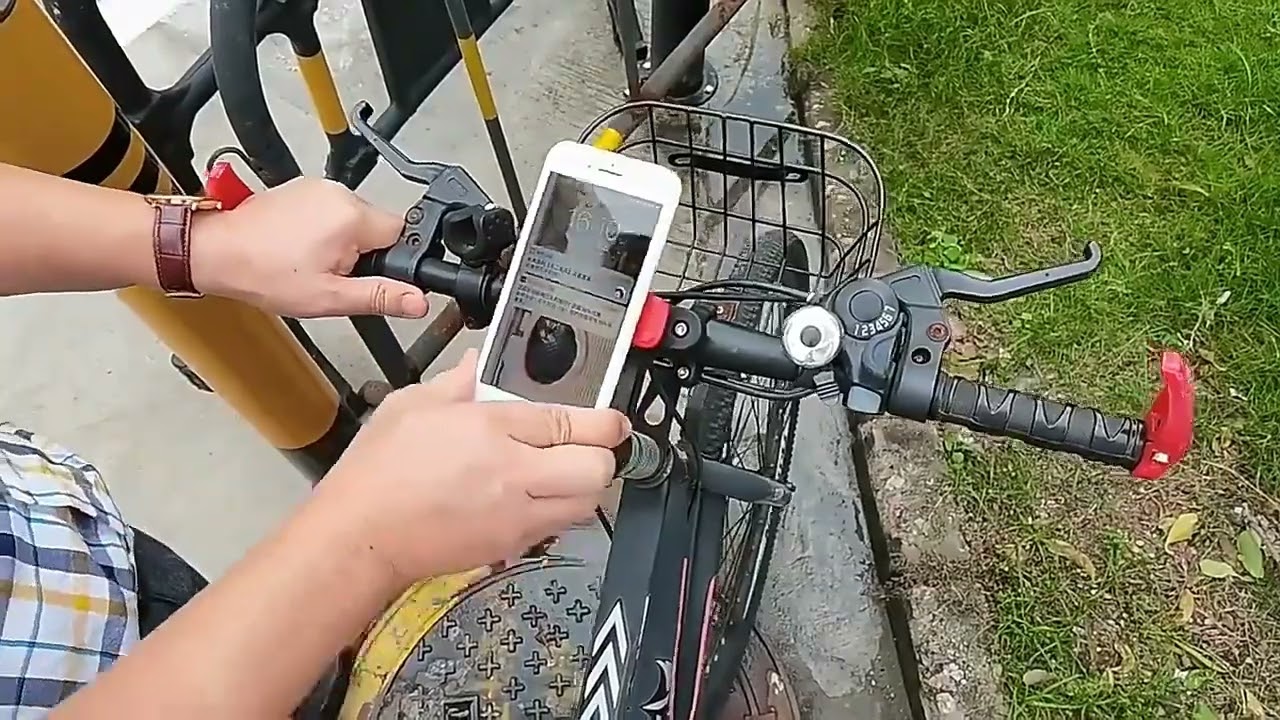 Motorcycle Bike Phone Holder Phone Bracket Vibration Damper Bike