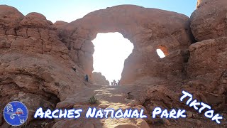 Arches National Park, Windows Arch, Moab, Utah, Tiktok