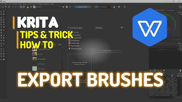 Krita How To Export Brushes