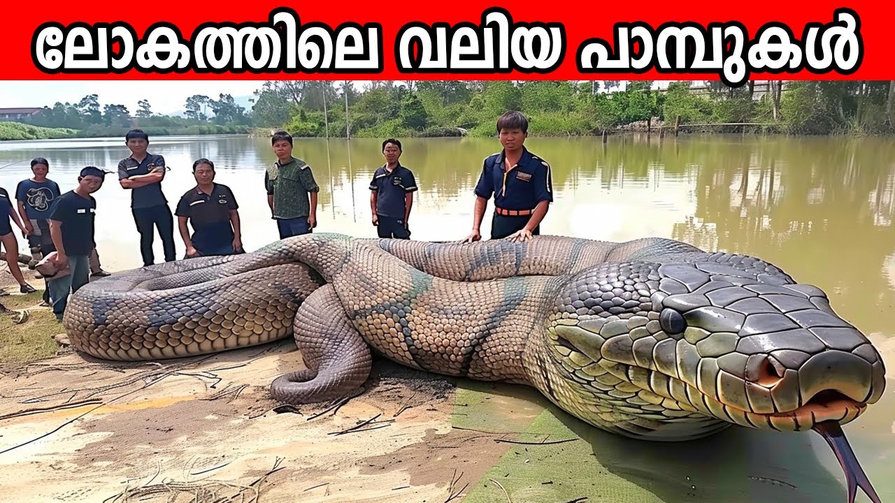 എന്റമ്മോ......ഇങ്ങനെ ഭീമാകാരമായ പാമ്പുകളെ നിങ്ങൾ കണ്ടിട്ടുണ്ടാവില്ല..