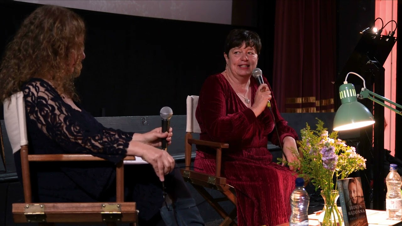Broken Madonna author Anna Lucia interview at Duke of Yorks cinema, Brighton about her debut novel