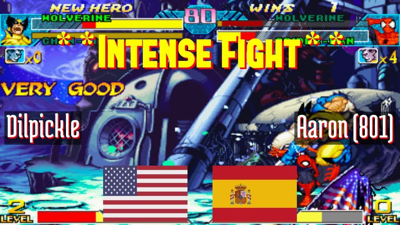 Capcom Aaron FT10 @mvsc: Dilpickle (US) vs Aaron (801) (ES) [Marvel vs Capcom ...