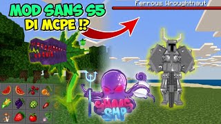 ADDON/MOD SANS SMP S5 Di MCPE! New Animals, New Boss, More Crops!! | Support 1.17