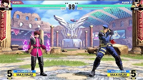 Combo Master - Orochi Chris vs Heidern (Hardest AI) - KOF XV