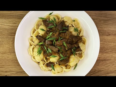 Подлива из печени к пюре, гречке, рису, макаронам