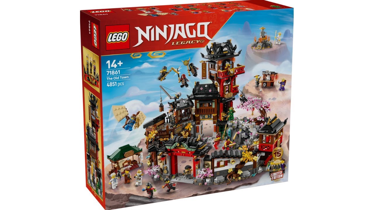 LEGO 71861 Instructions | NINJAGO | The Old Town | Legacy - YouTube