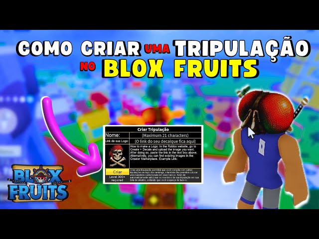 como criar uma tripulação no blox fruit com logo｜Pesquisa do TikTok