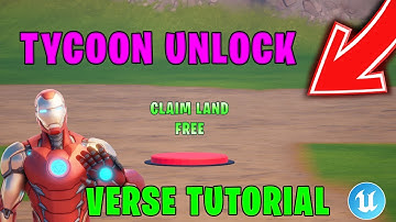 How To Make A Tycoon Unlock System in UEFN (Verse Tutorial)