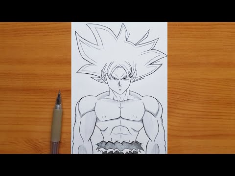 how to draw Goku || Goku full body step by step || easy tutorial