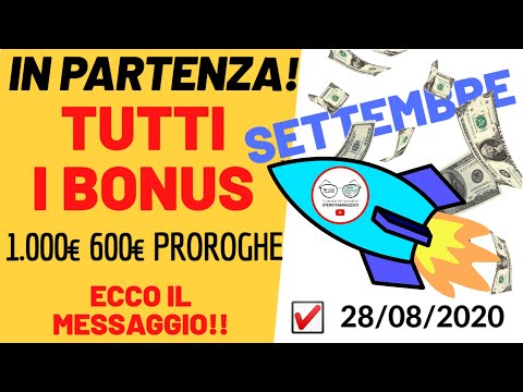 💶INPS: BONUS PROROGHE SETTEMBRE COME FARE DOMANDA GLI ESCLUSI | ECCO IL #1 MESSAGGIO [28/08/2020]