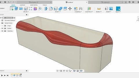 How to make Variable Fillet | FUSION 360 TUTORIAL