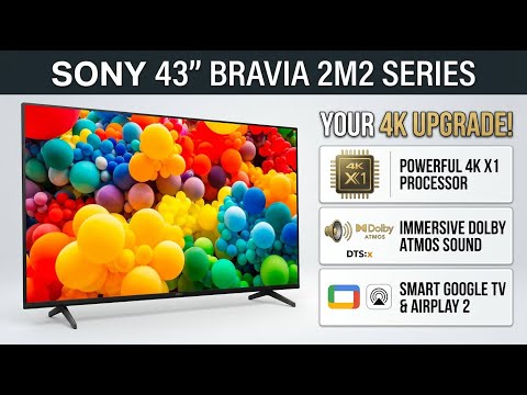 Sony 43 Inch BRAVIA 4K Ultra HD Smart Google TV Full Review