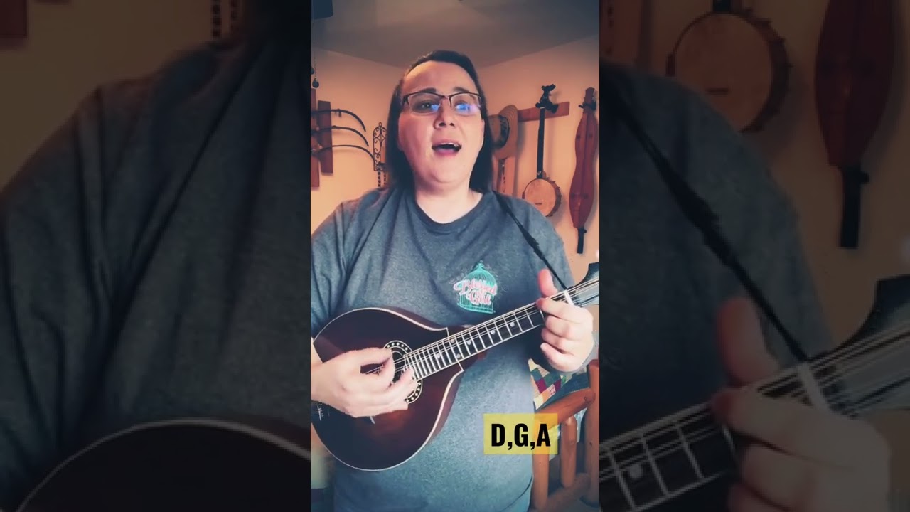 😎Mandolin Easy Strum I’ll Fly Away with chords mandolin Acordes