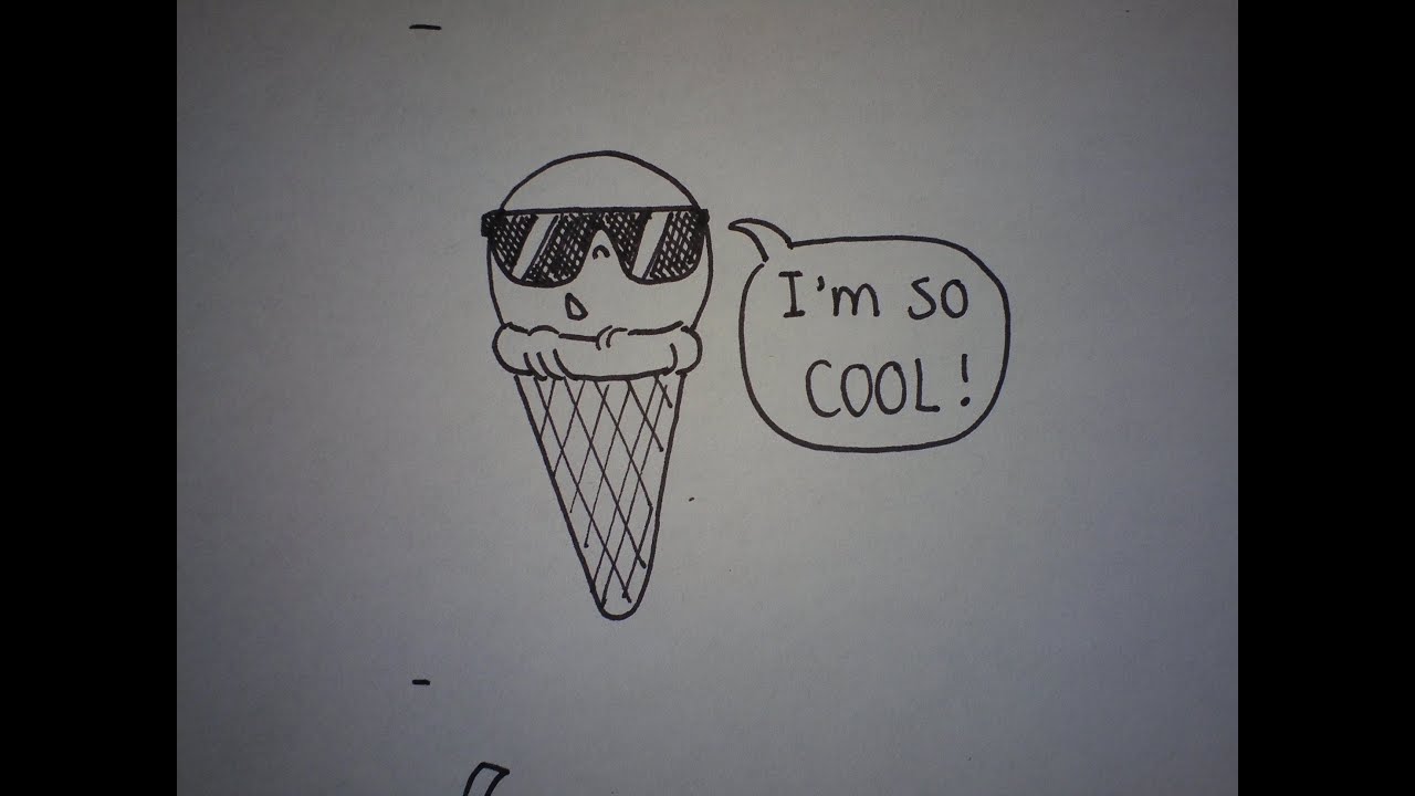 hoe teken je een cool ijsje (makkelijk) (how to draw ice ...