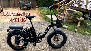 VICTRIP Titan S Folding EBIKE REVIEW / Range Test To Philly