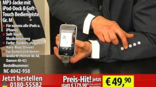 Wilson & Gabor MP3-Jacke mit iPod-Dock & Soft-Touch Bedienleiste Gr. M