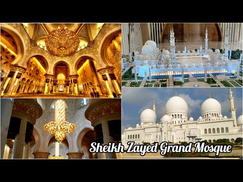 Sheikh Zayed Grand Mosque|The Most Beautiful in the world-Abu Dhabi|Travel Vlog